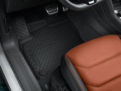 Neuf D'origine VW Tiguan phrase Textile Tapis de sol avant arrière noir 5nb061445 WGK 